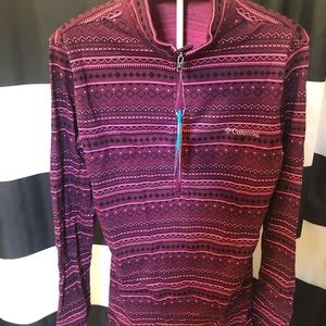 Columbia ‘Drifting Snow Half zip’ shirt